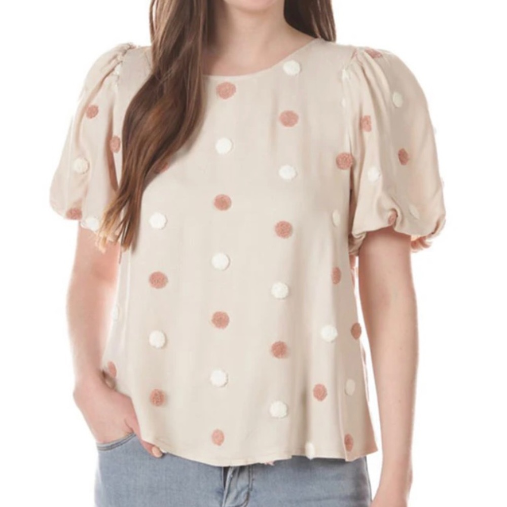 MINE Textured Dot Top
